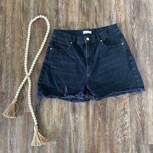 Black LOFT Jean Shorts
